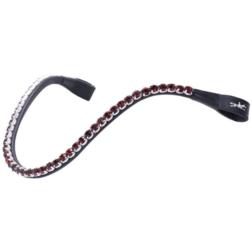 Schockemöhle Browband SPLuxury Deep Drop Black/Wine