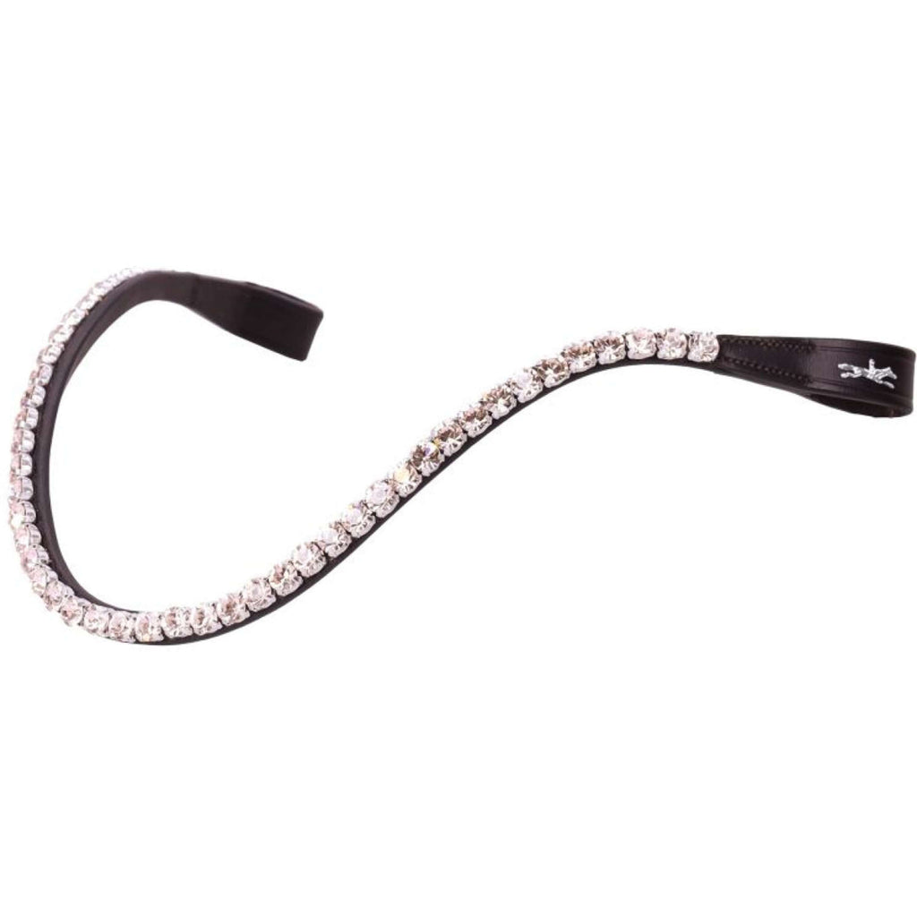 Schockemöhle Browband SPLuxury Deep Drop Espresso/Light Quartz