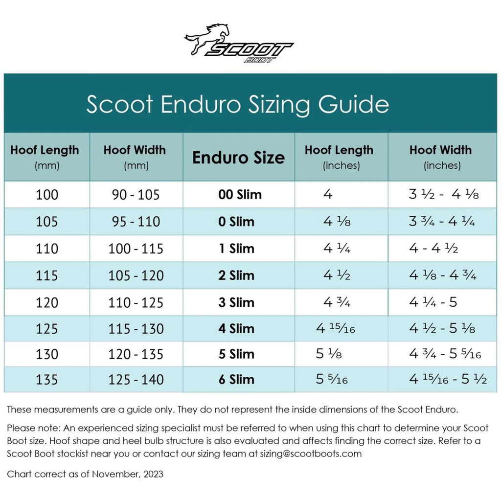 Scoot Boot Horse Shoe Enduro Single Black
