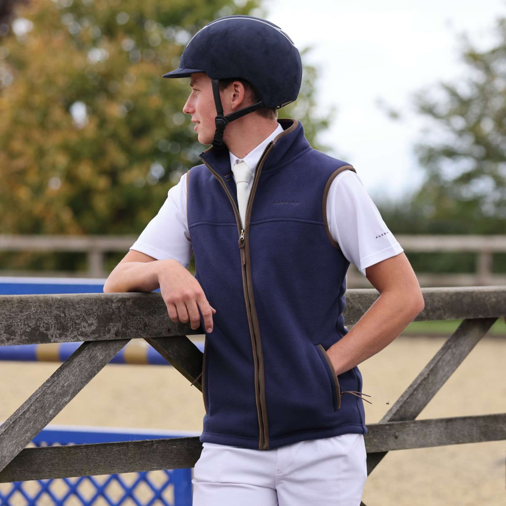 Aubrion by Shires Bodywarmer Original Fleece Men Navy