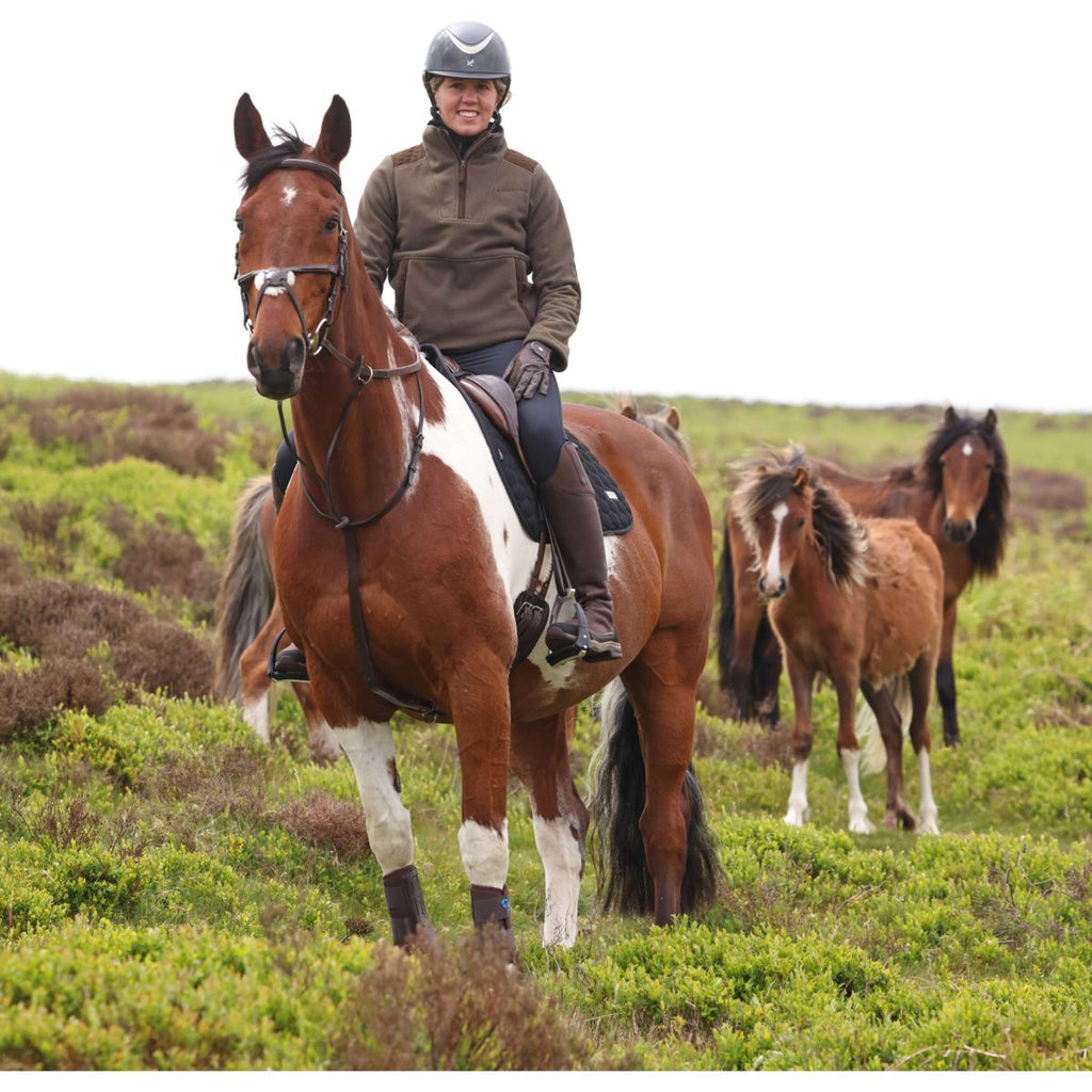 Aubrion by Shires Sweater Heritage Fleece Dark Olive