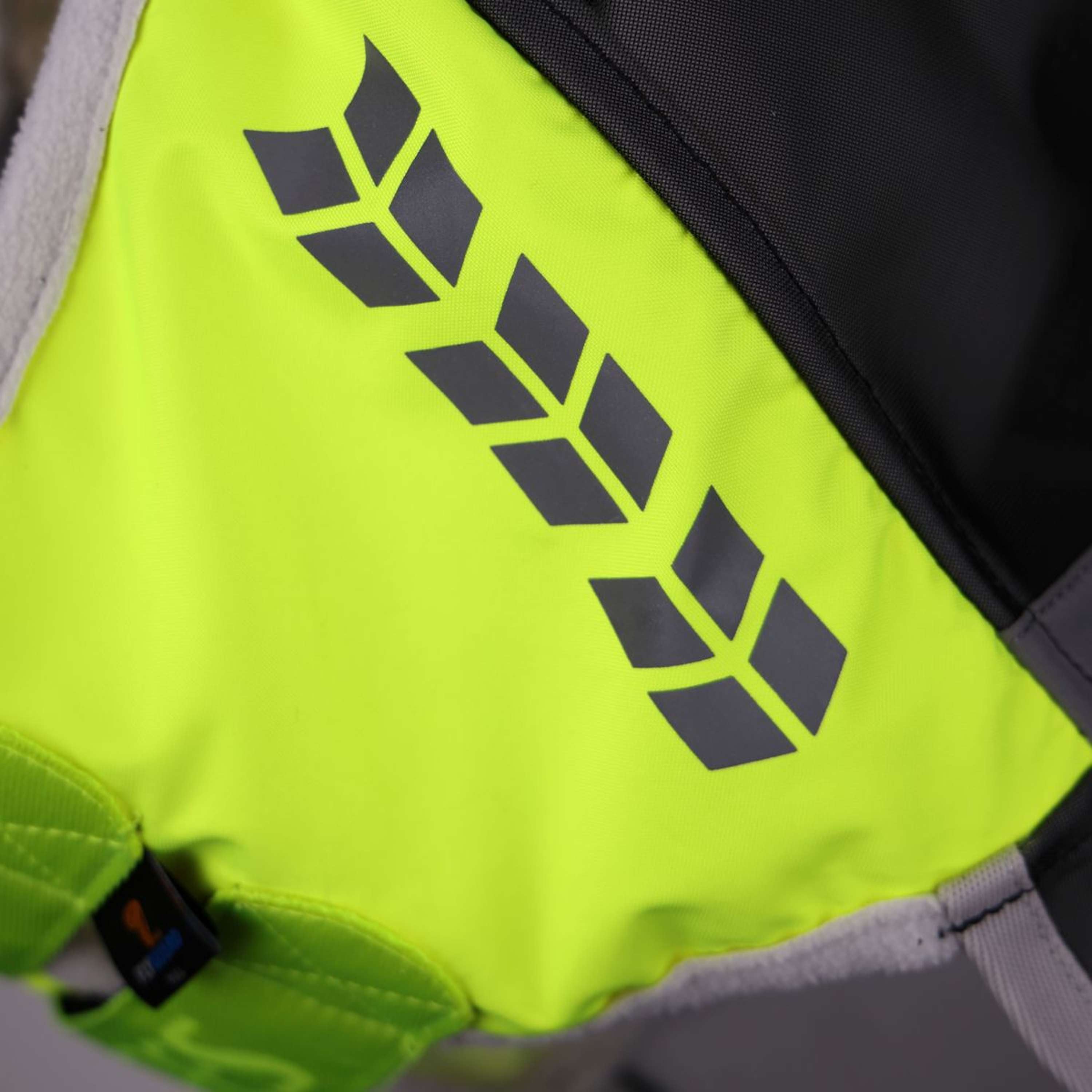 FlyGuard by Shires Fly Mask Pro Hi-Viz Fine Mesh with Ears and Tassels fluorescent-yellow