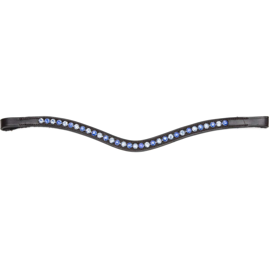 Velociti by Shires Browband GARA Blue Diamante Black