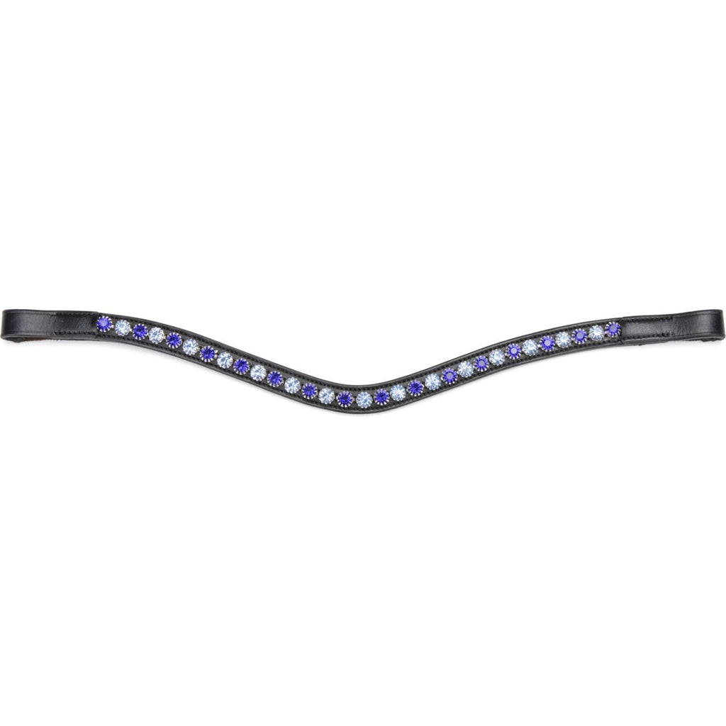 Velociti by Shires Browband GARA Blue Diamante Black