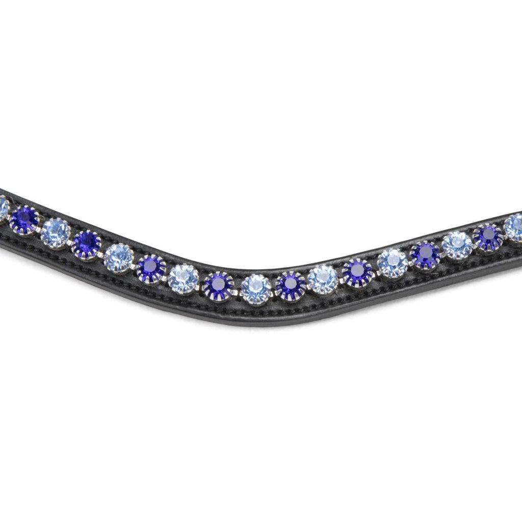 Velociti by Shires Browband GARA Blue Diamante Black