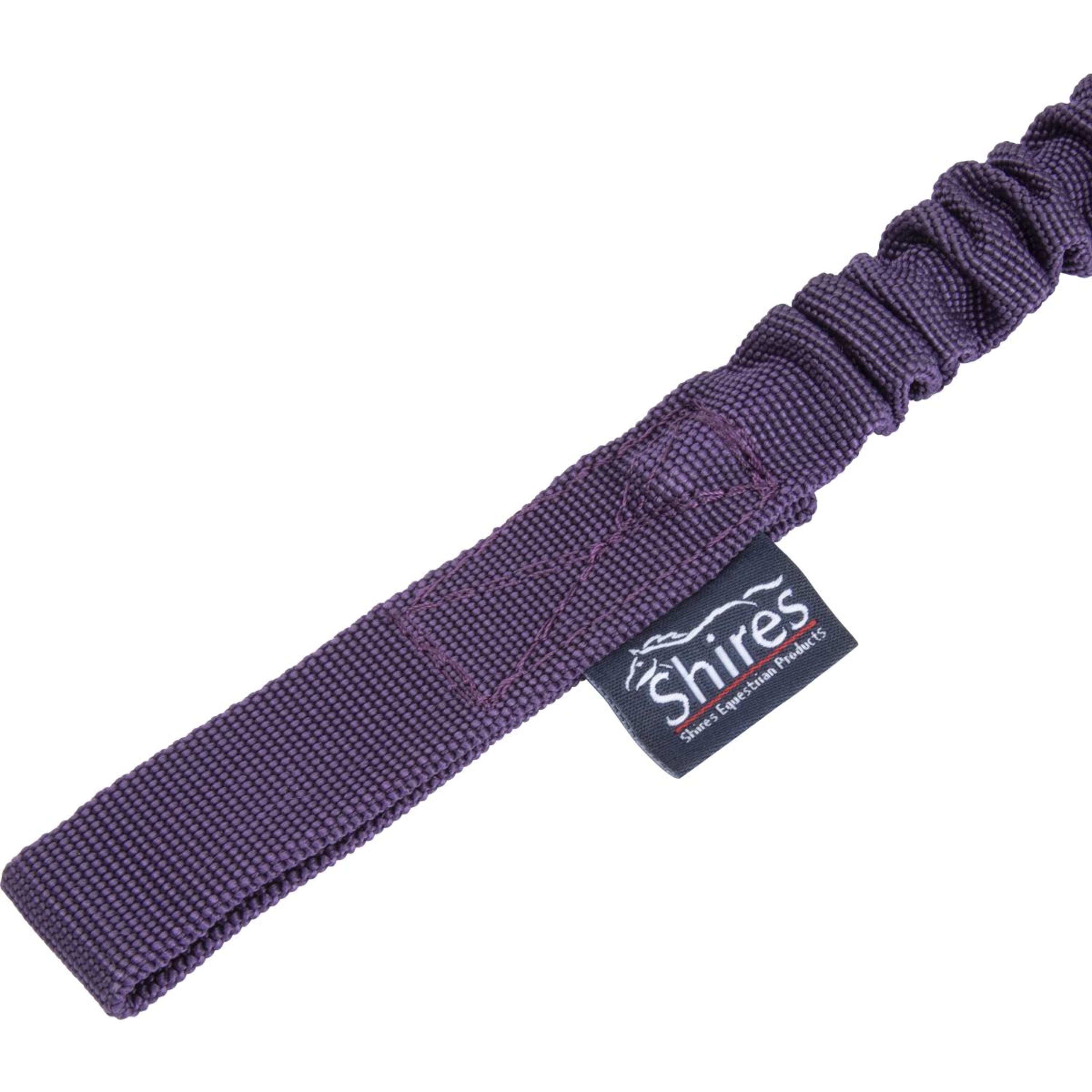 Shires Ribbon Tie Bungee Breakaway Purple