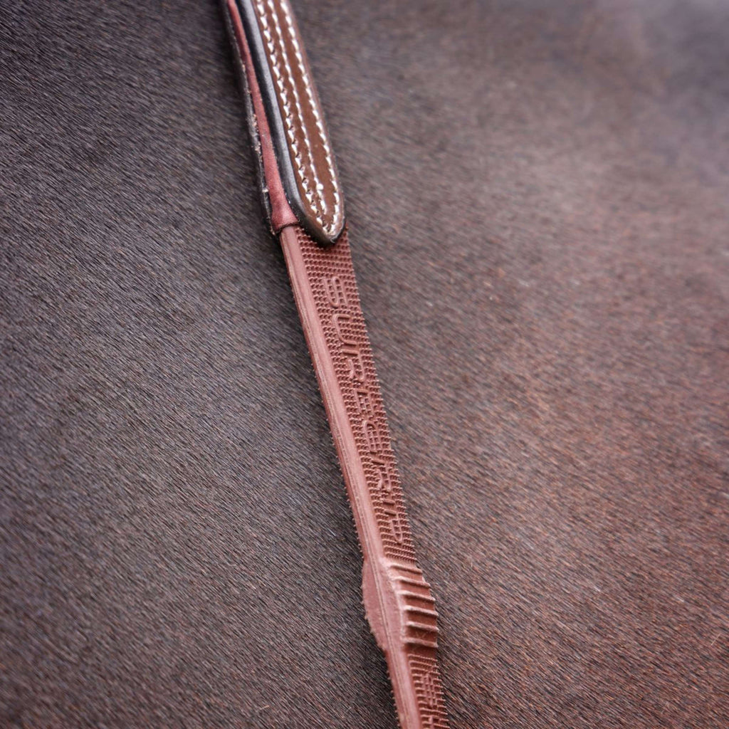 Velociti by Shires Reins Lusso Elite Pro SureGrip Havana