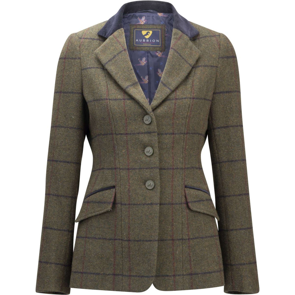 Aubrion by Shires Competition Jacket Saratoga Spruce Green Check
