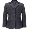 Aubrion by Shires Competition Jacket Saratoga Children Juniper Navy Check