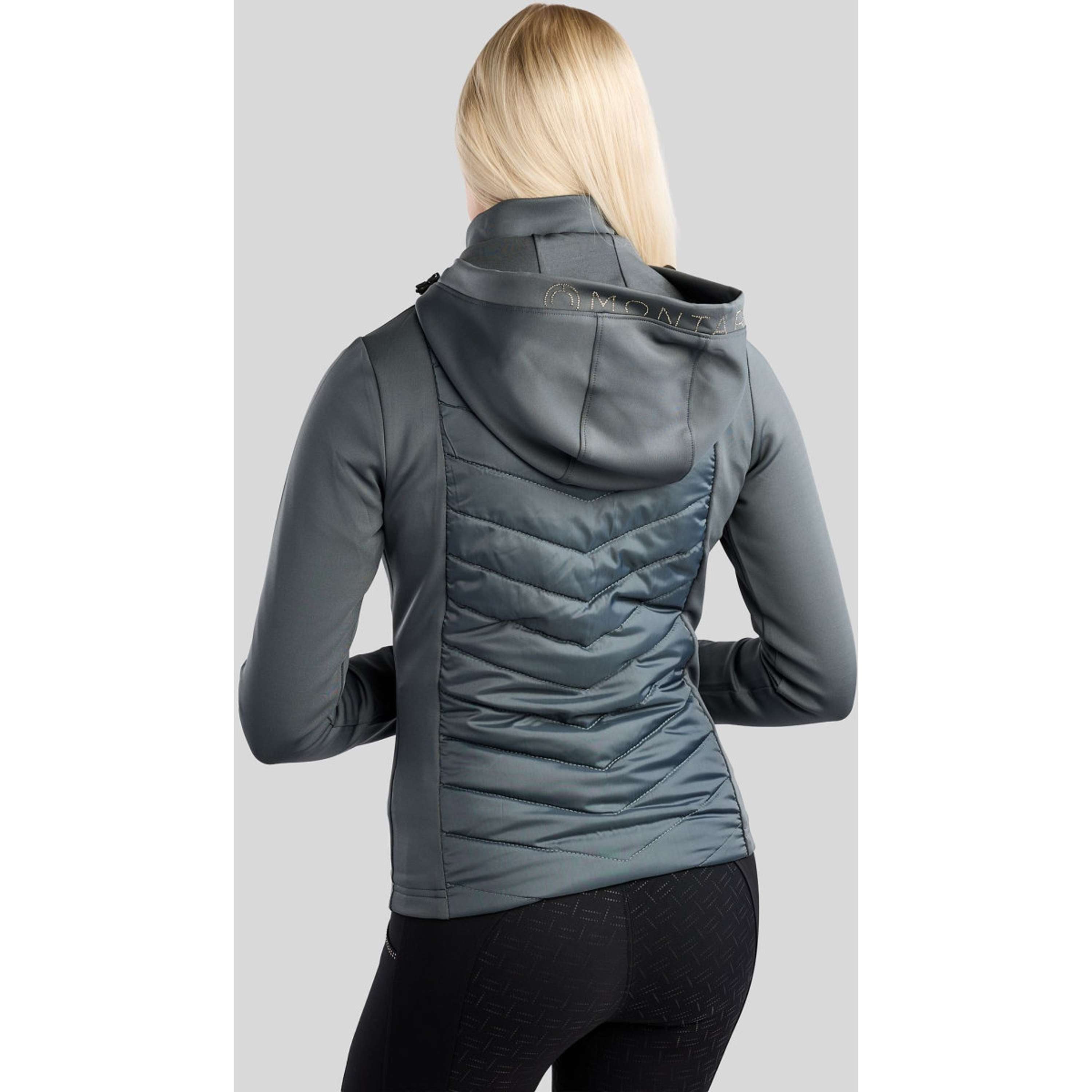 Montar Jacket MoEverline Hybrid Detachable Hood Golden Quartz Crystals Dark Slate