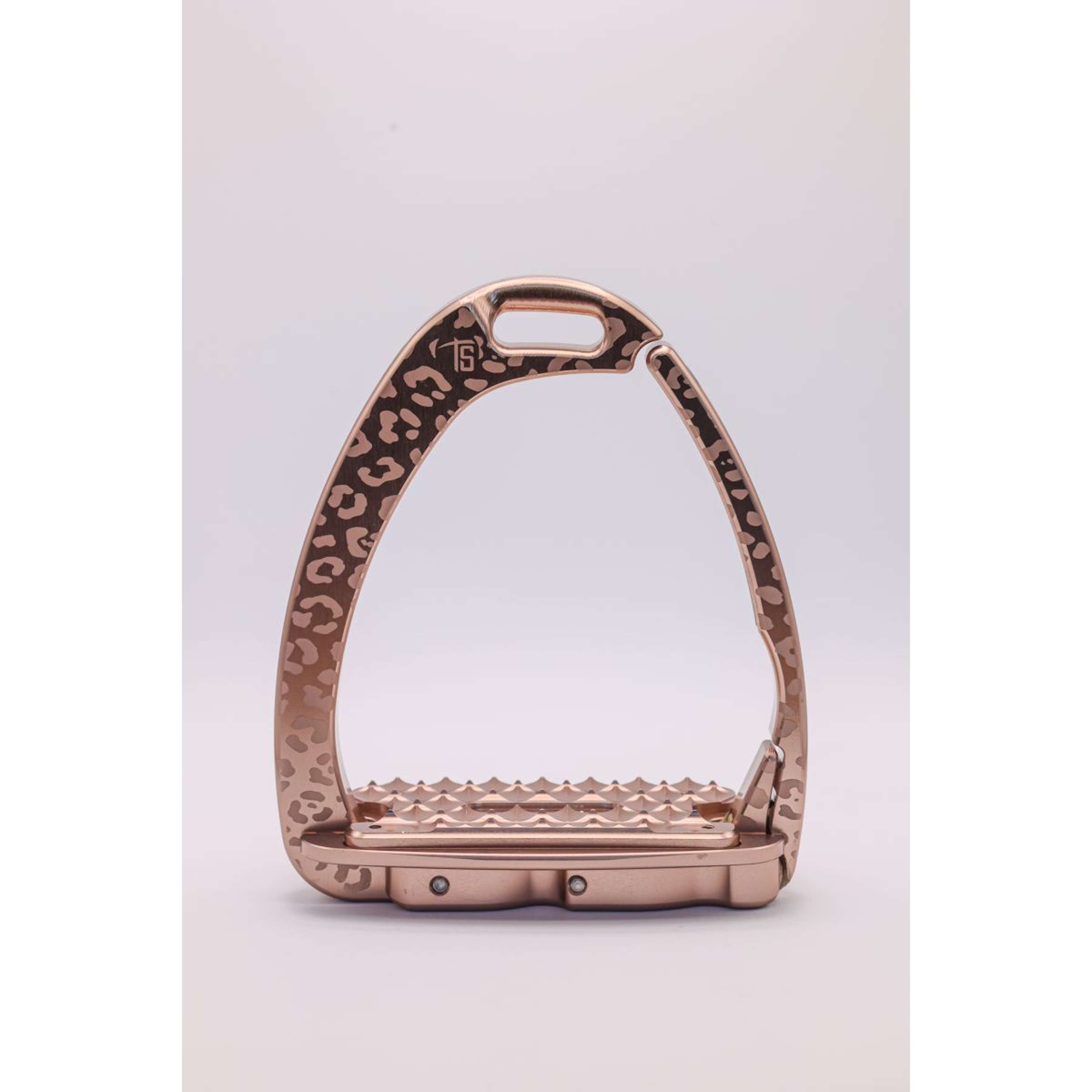Tech Stirrups Stirrups Venice Sloped EVO Leopard Rosegold