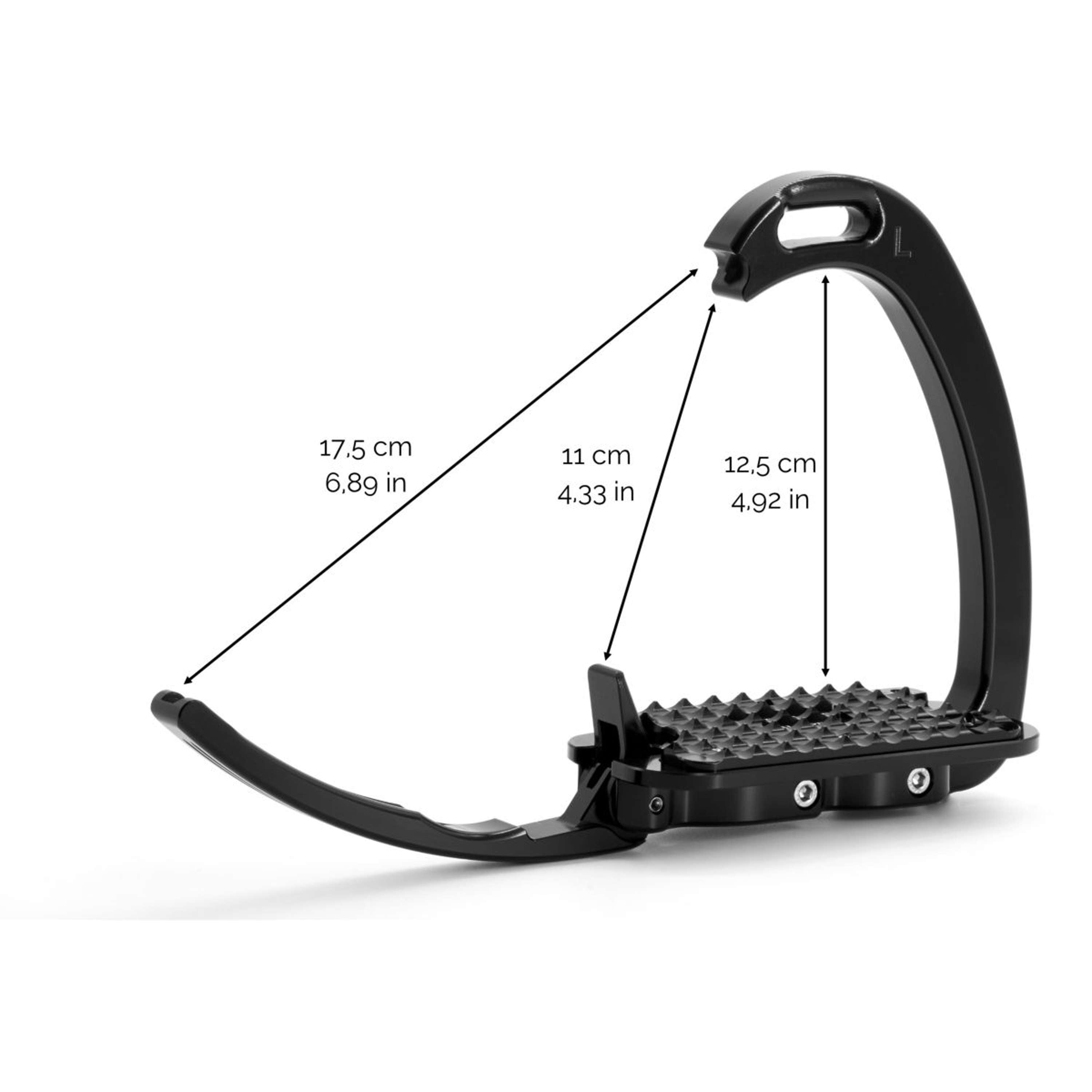 Tech Stirrups Stirrups Venice Sloped Dressage Black/Black