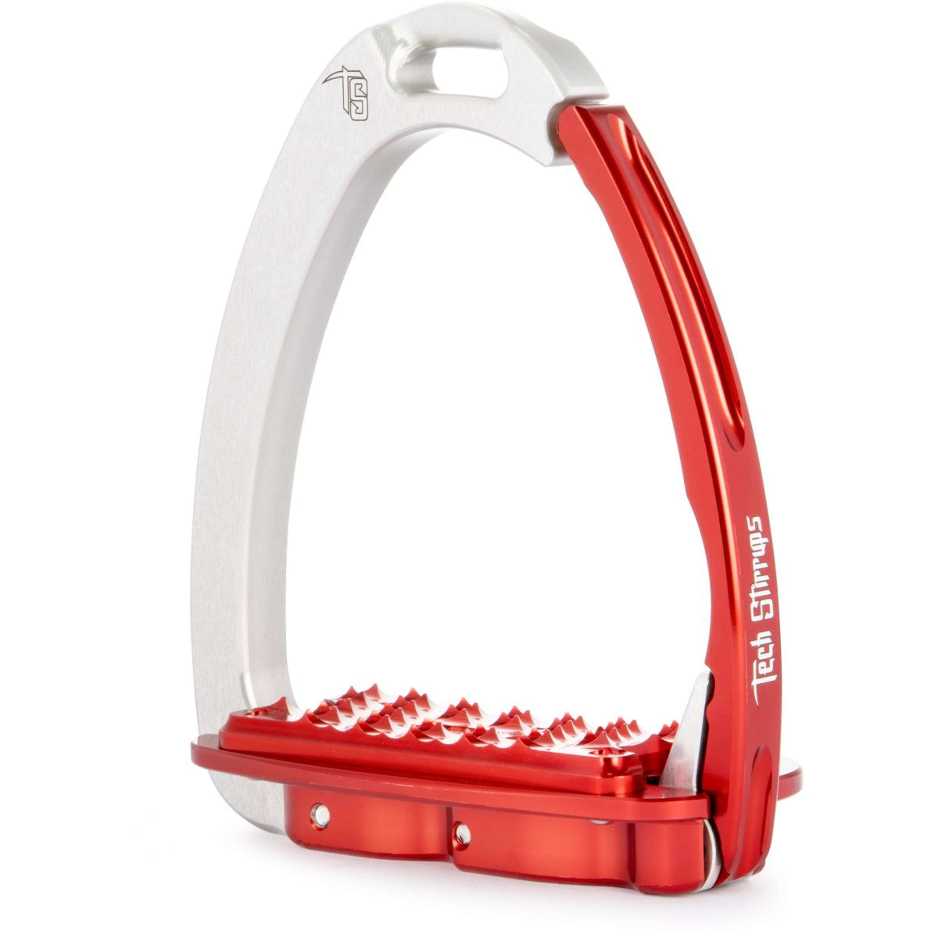 Tech Stirrups Stirrups Venice Sloped EVO Silver/Red