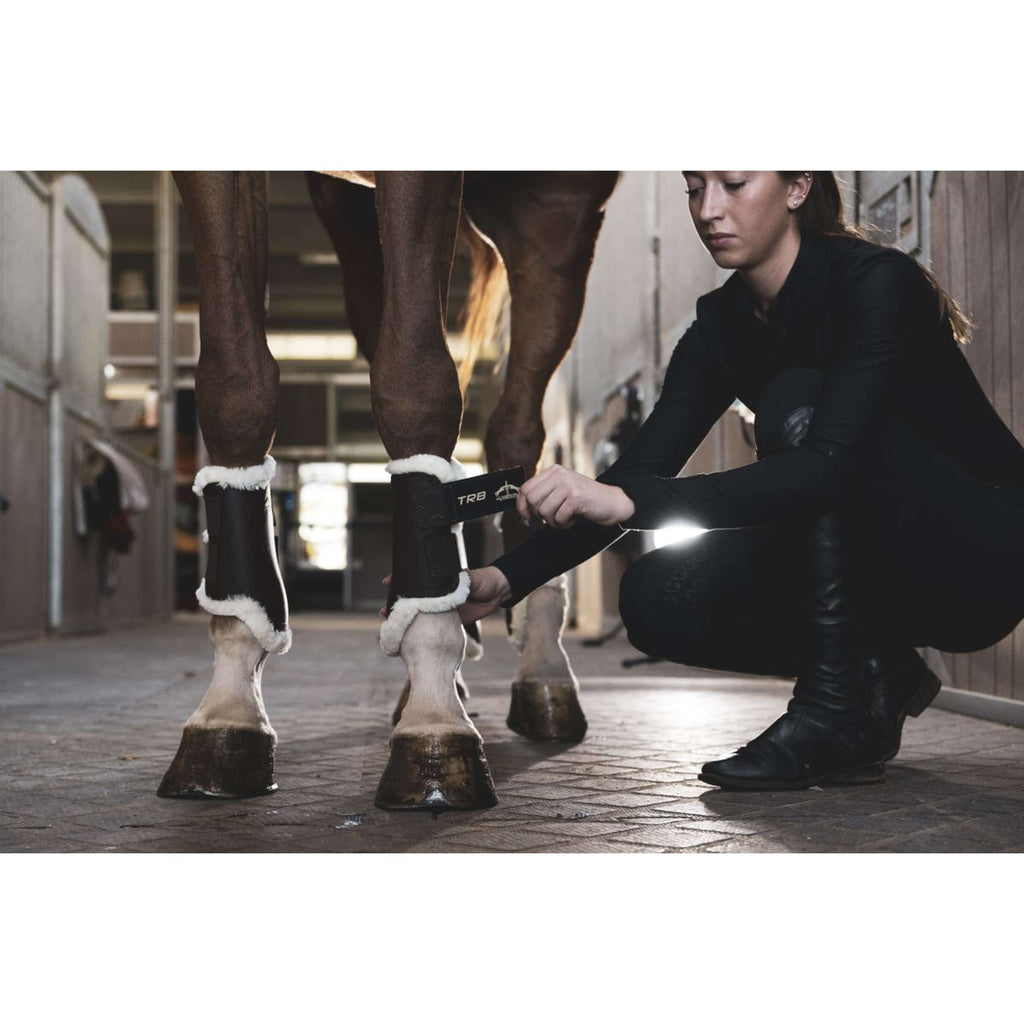 Veredus Leg Protectors TRB Save the Sheep Front Black