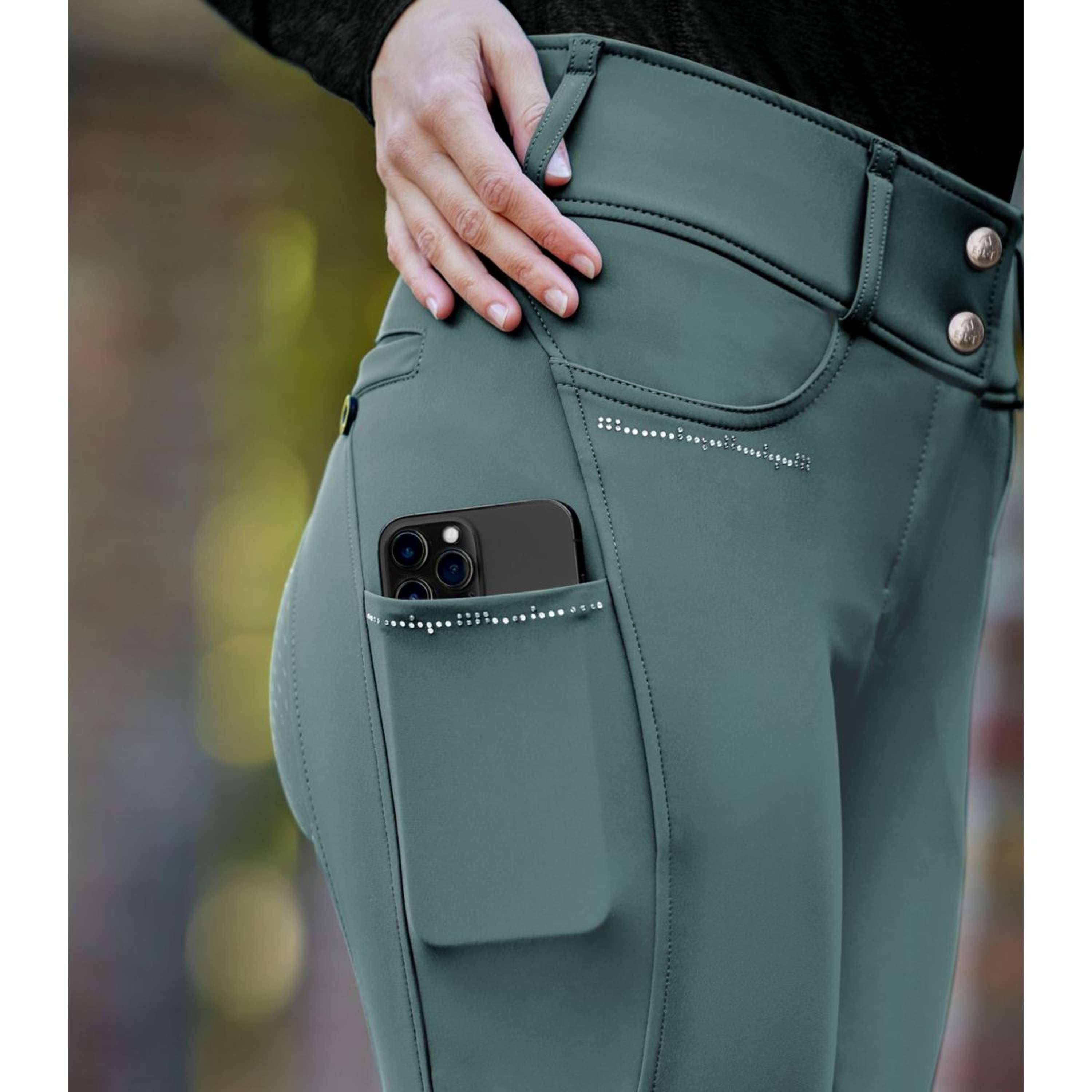 ELT Breeches Mathilda Glam Highwaist Pine Green