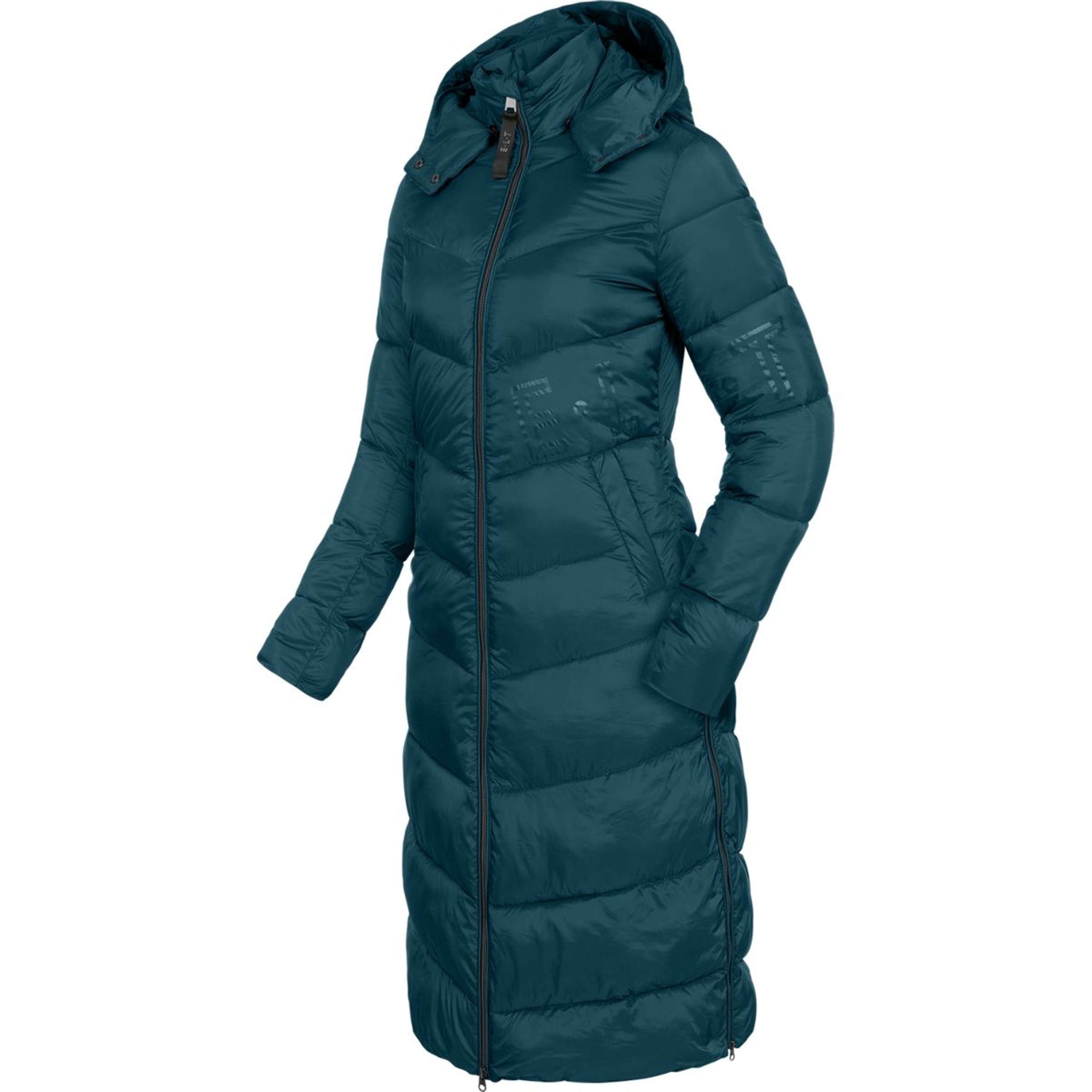 ELT Long Coat Oslo Petrol Blue