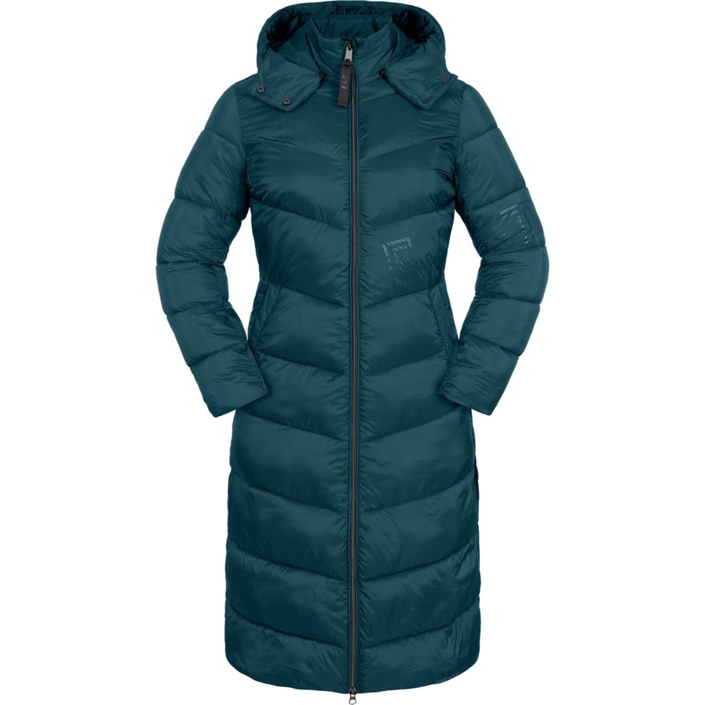 ELT Long Coat Oslo Petrol Blue