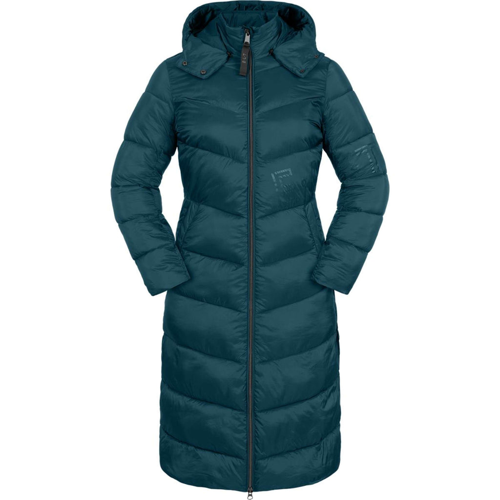 ELT Long Coat Oslo Petrol Blue