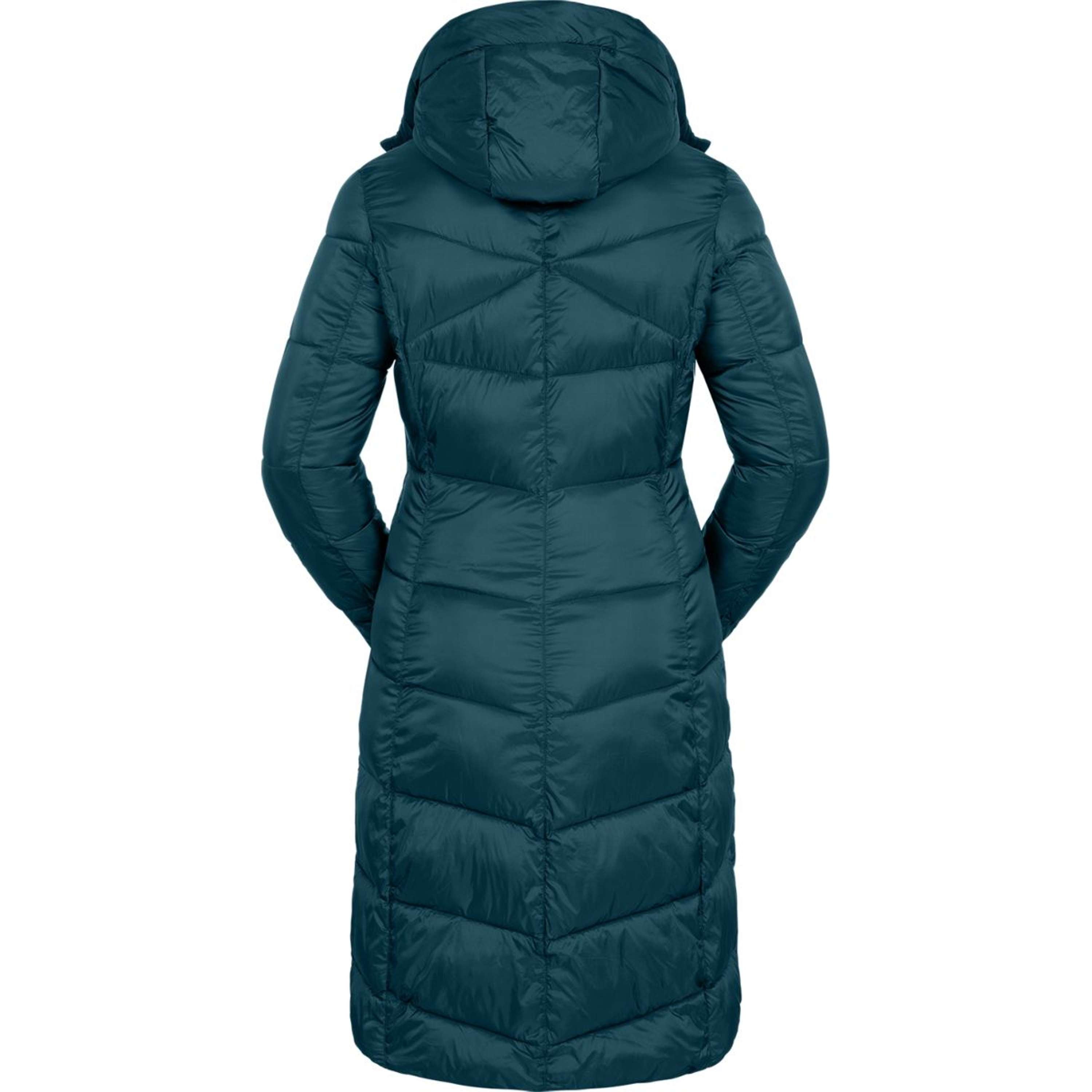 ELT Long Coat Oslo Petrol Blue