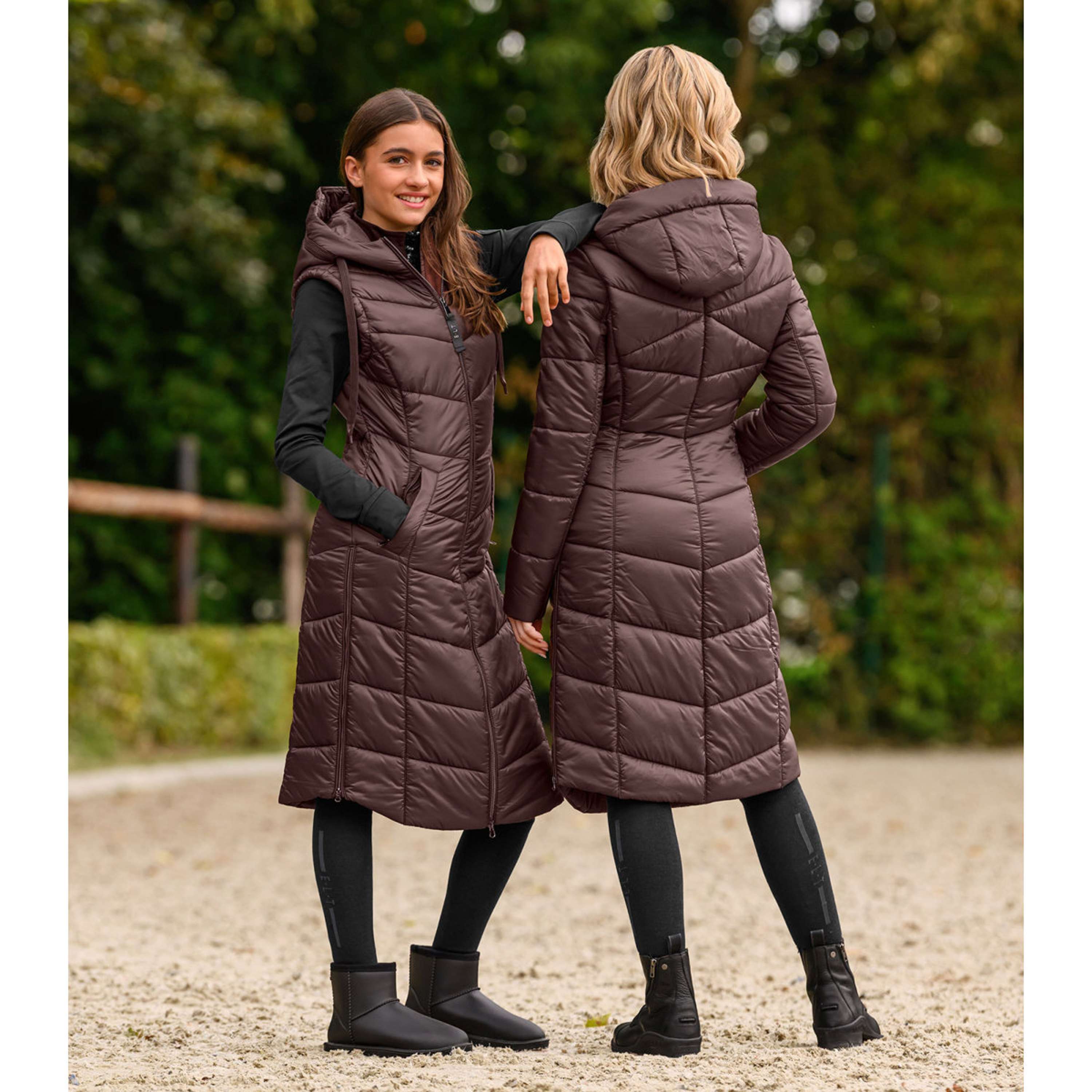 ELT Long Coat Oslo Mahogany
