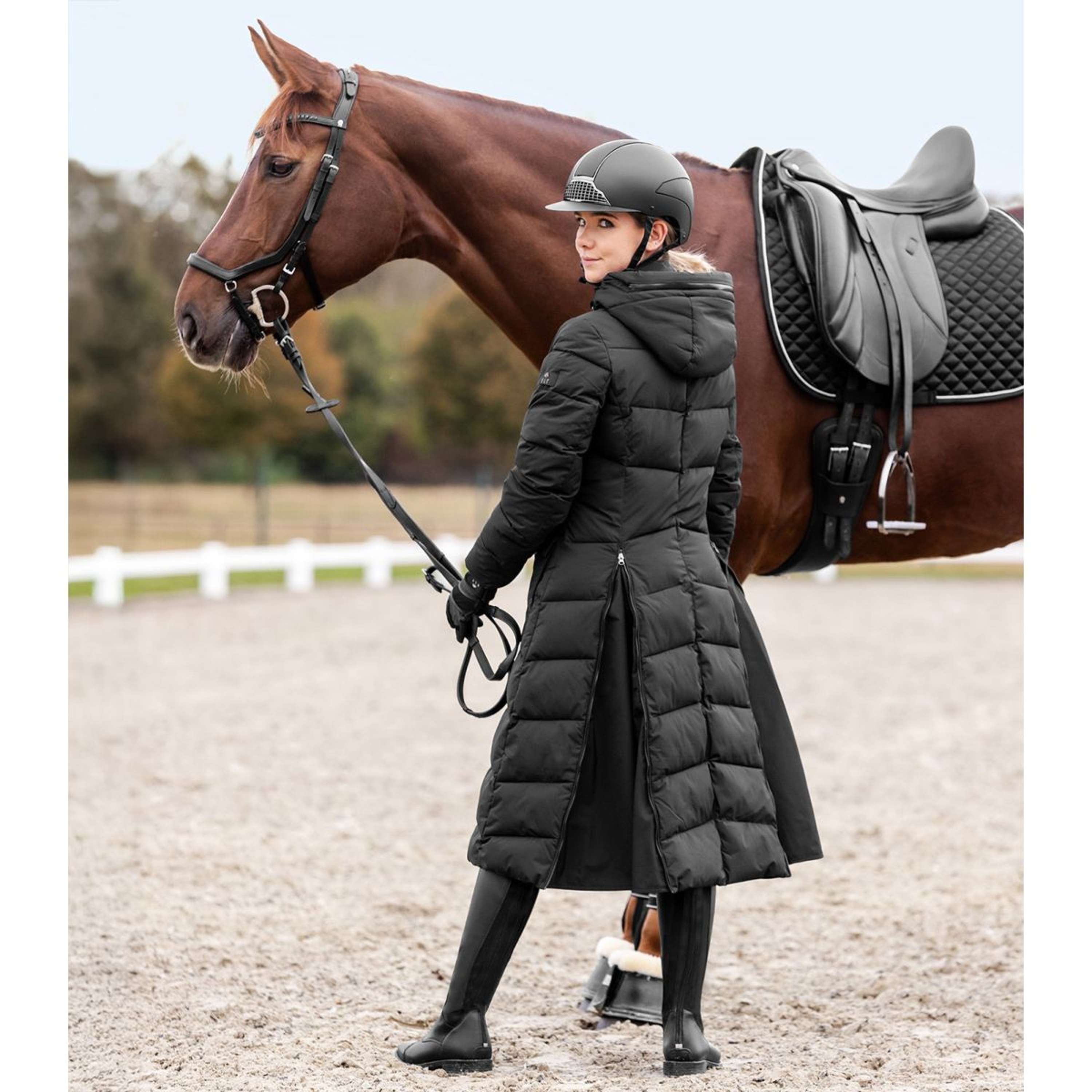 ELT Long Coat Saphira Advanced Riding Black
