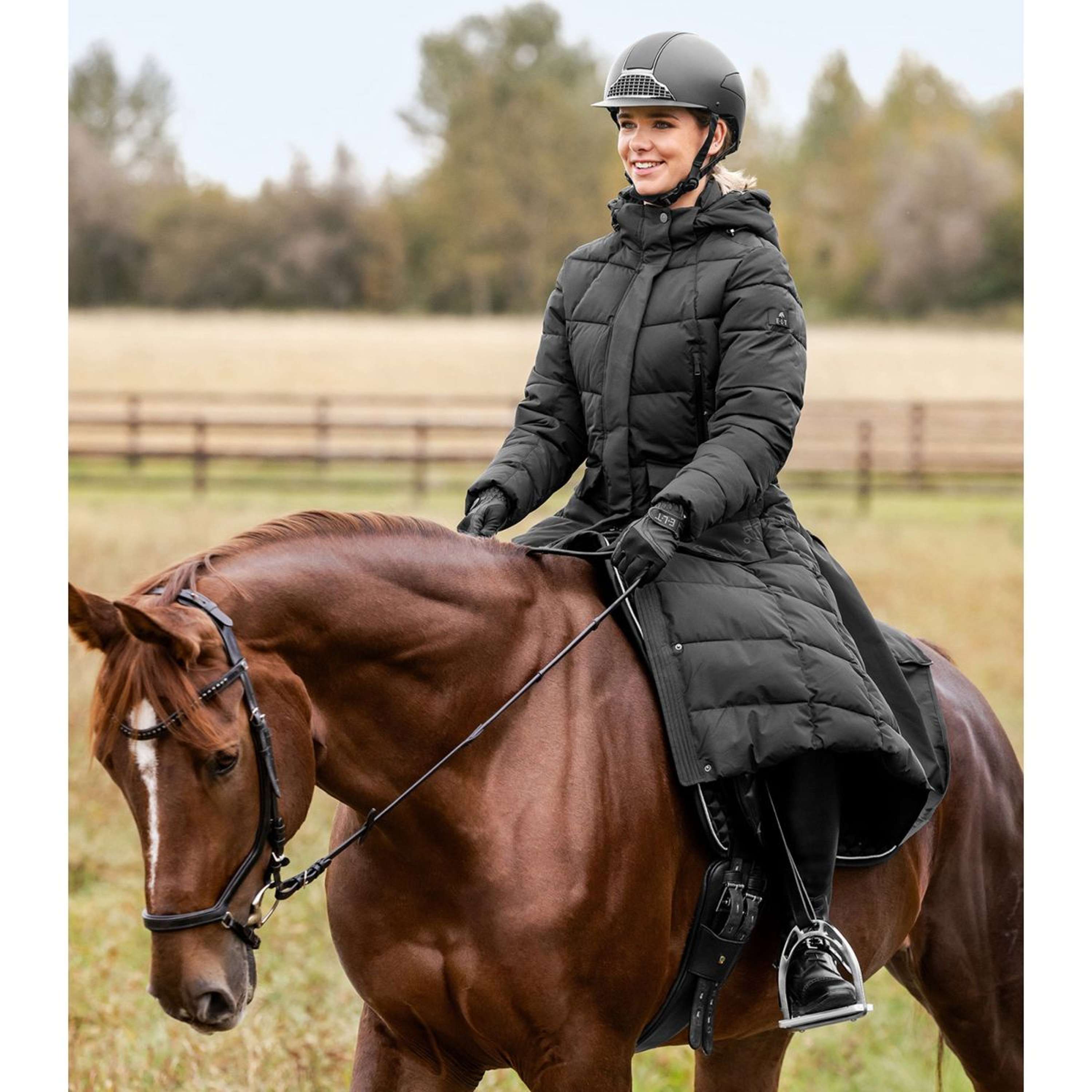 ELT Long Coat Saphira Advanced Riding Black