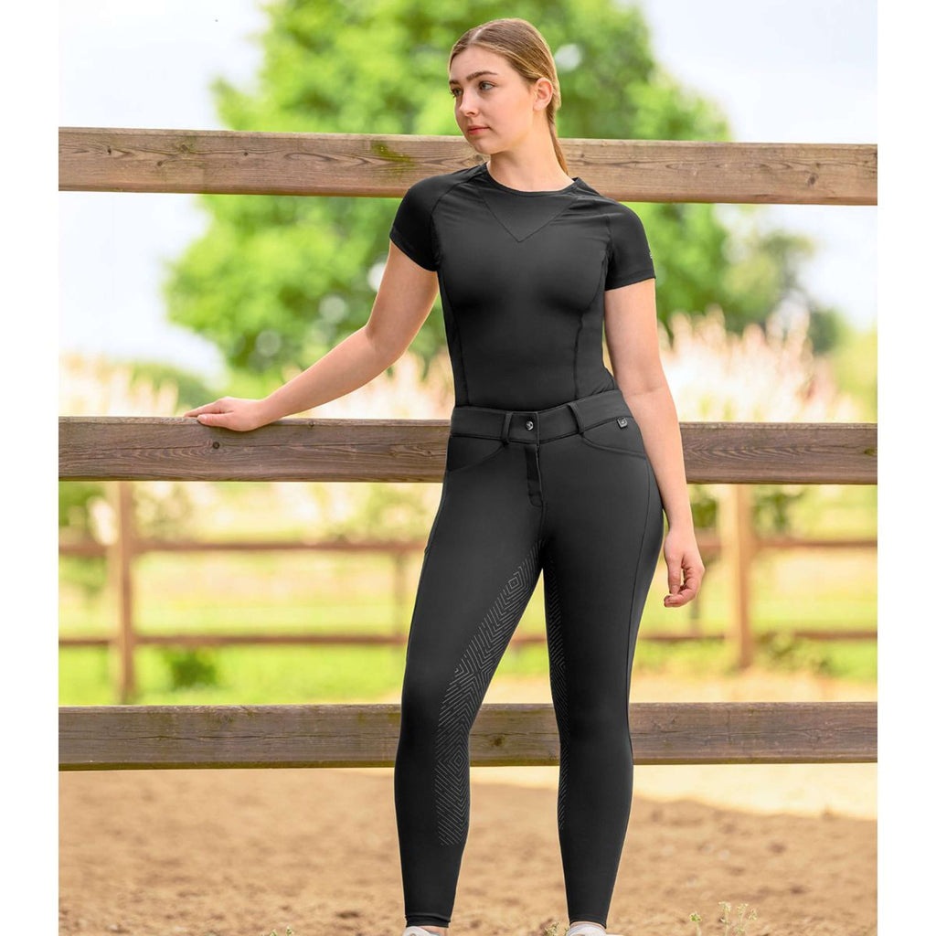 ELT Breeches Comfort Ride silicone Black