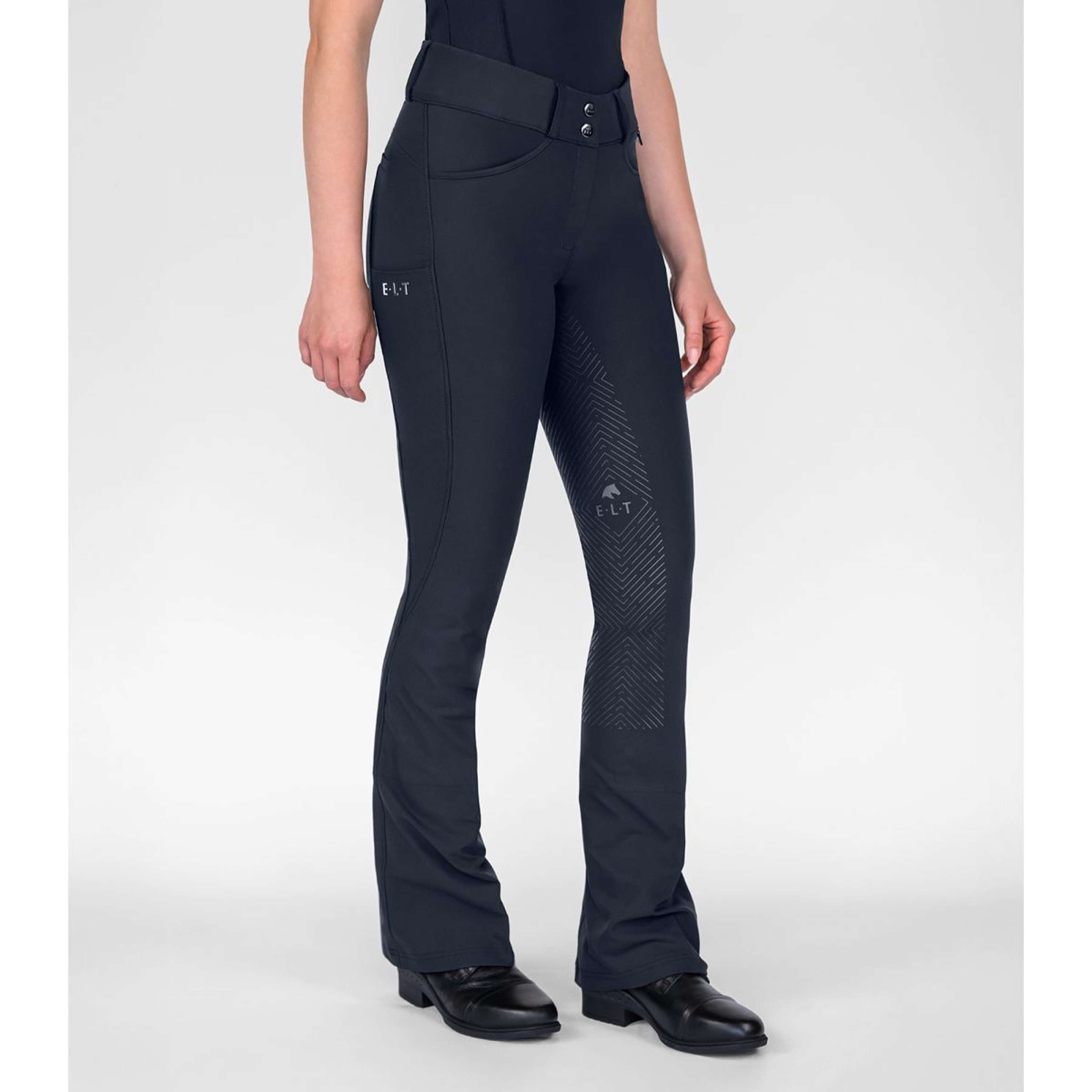 ELT Jodhpur Breeches Comfort Ride silicone Deep Blue