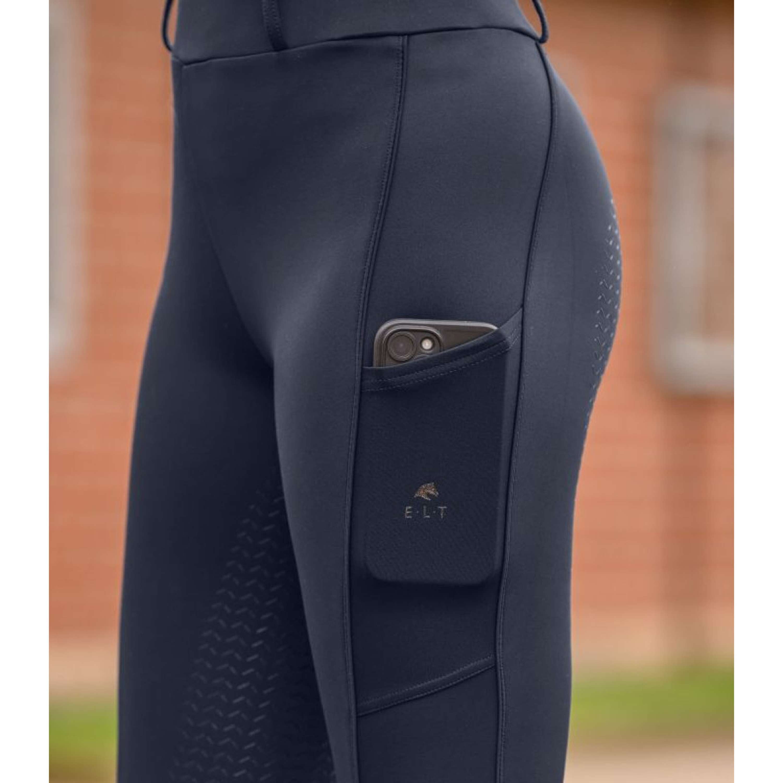 ELT Riding Legging Essential Full Grip Deepblue
