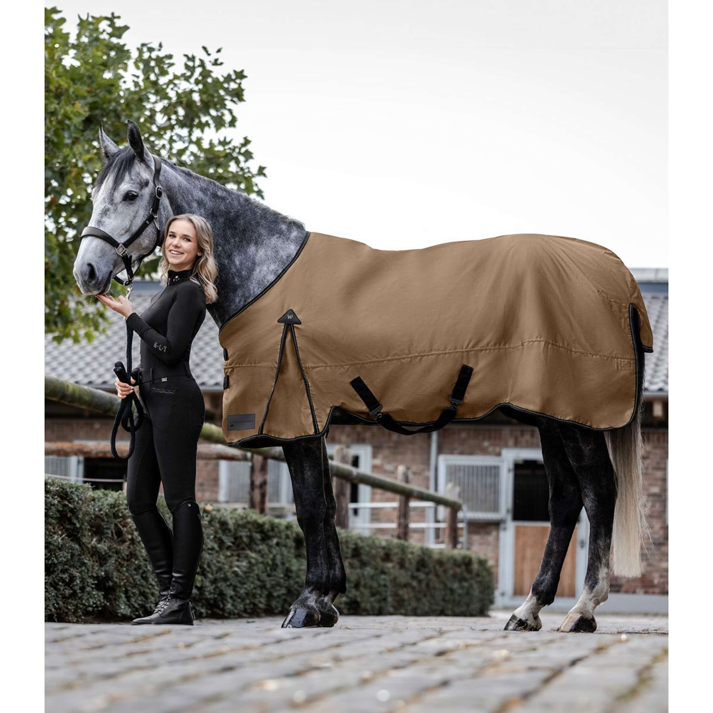 Waldhausen Outdoor Rug Arctic 50g Cappuccino/Black