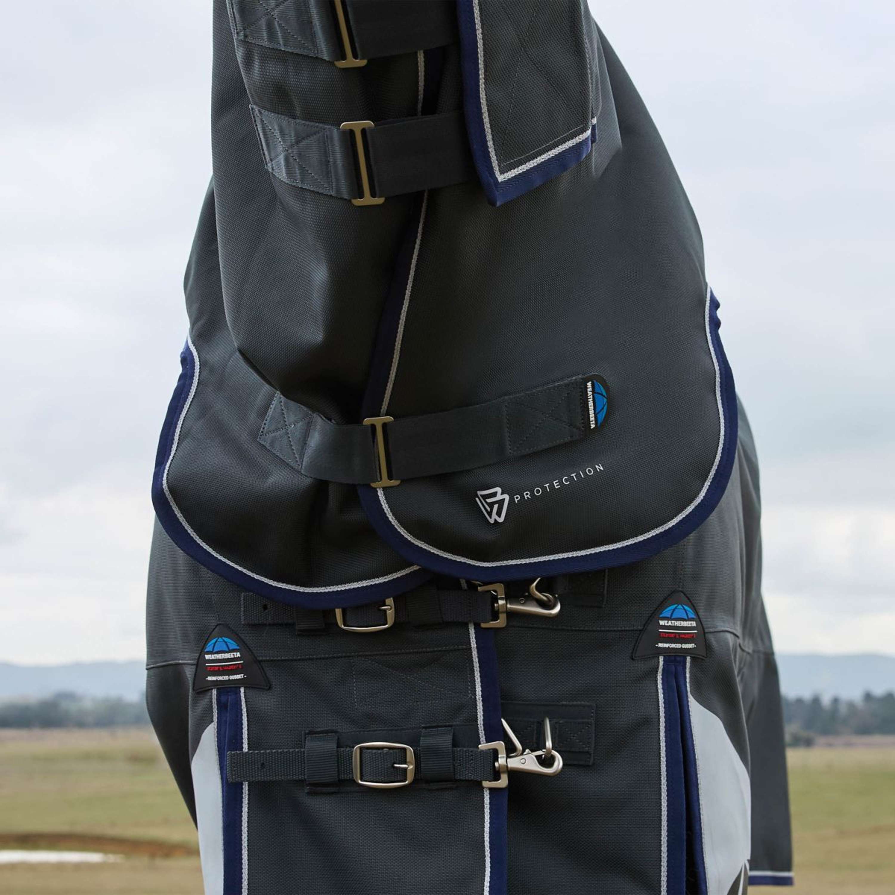WeatherBeeta ComFiTec Ultra Turnout Detach-A-Neck 360g Charcoal