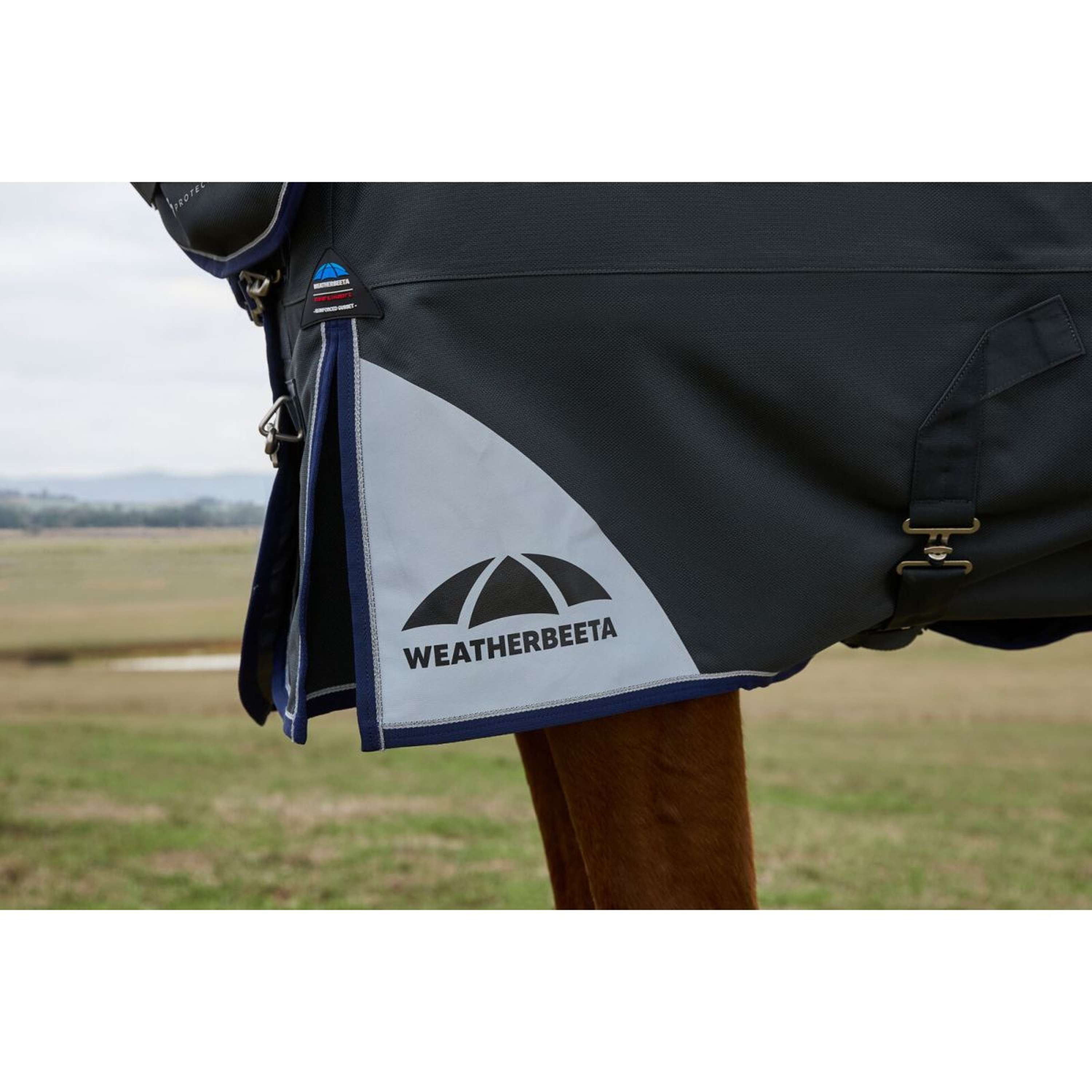WeatherBeeta ComFiTec Ultra Turnout Detach-A-Neck 220g Charcoal