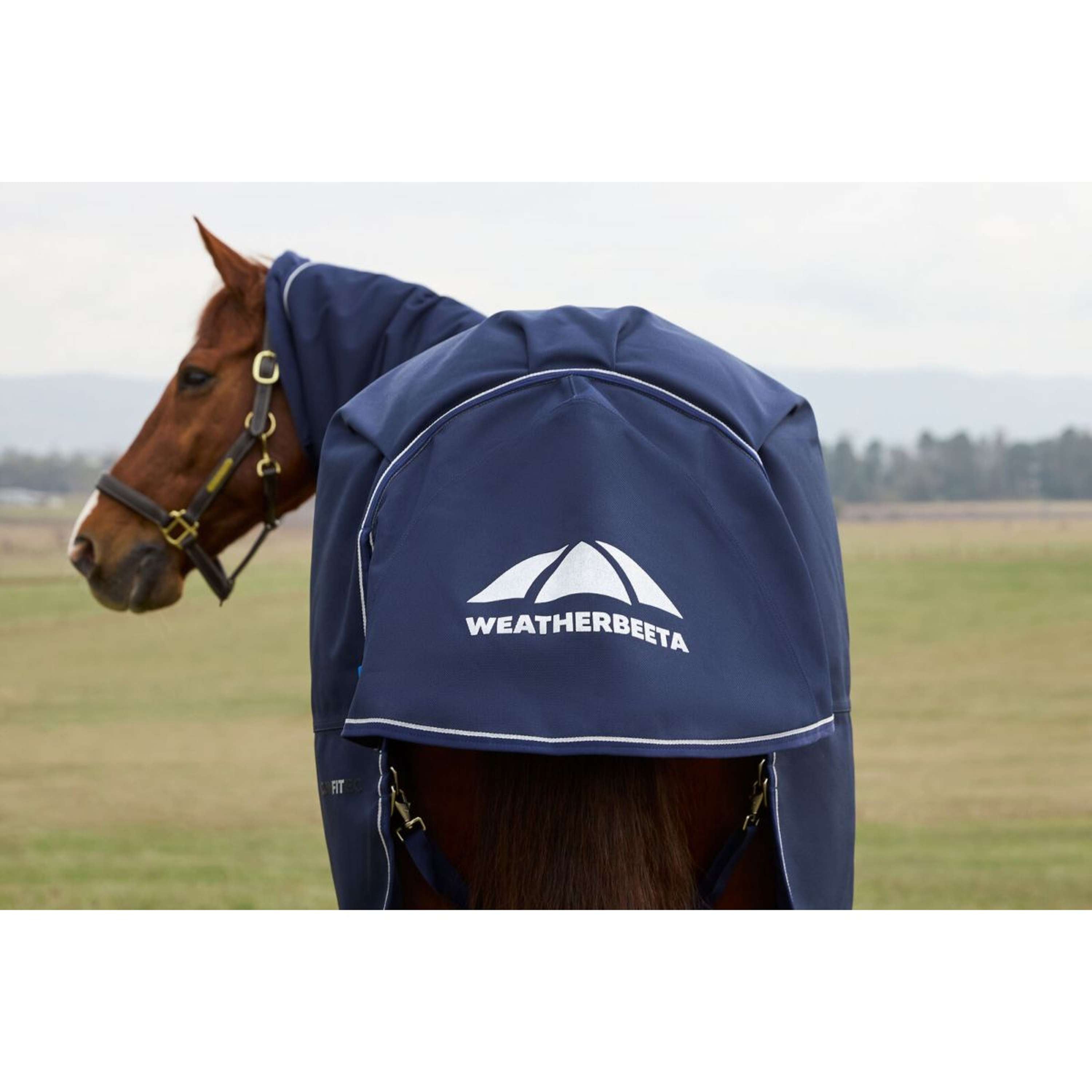 WeatherBeeta ComFiTec Ultra Turnout Detach-A-Neck 220g Navy