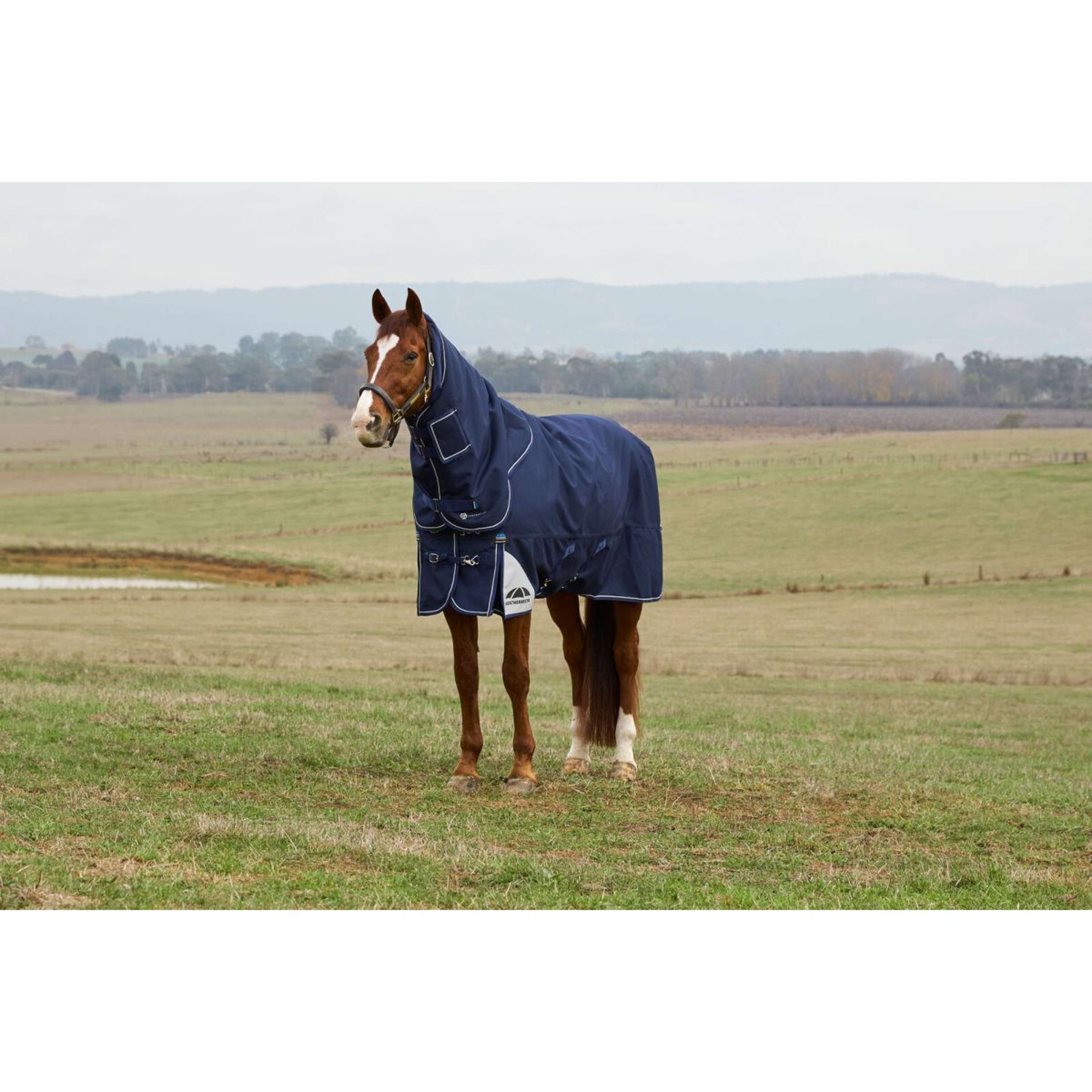 WeatherBeeta ComFiTec Ultra Turnout Detach-A-Neck 220g Navy