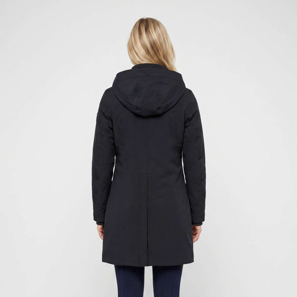 WeatherBeeta Long Coat Protect Waterproof Insulated Longline Black