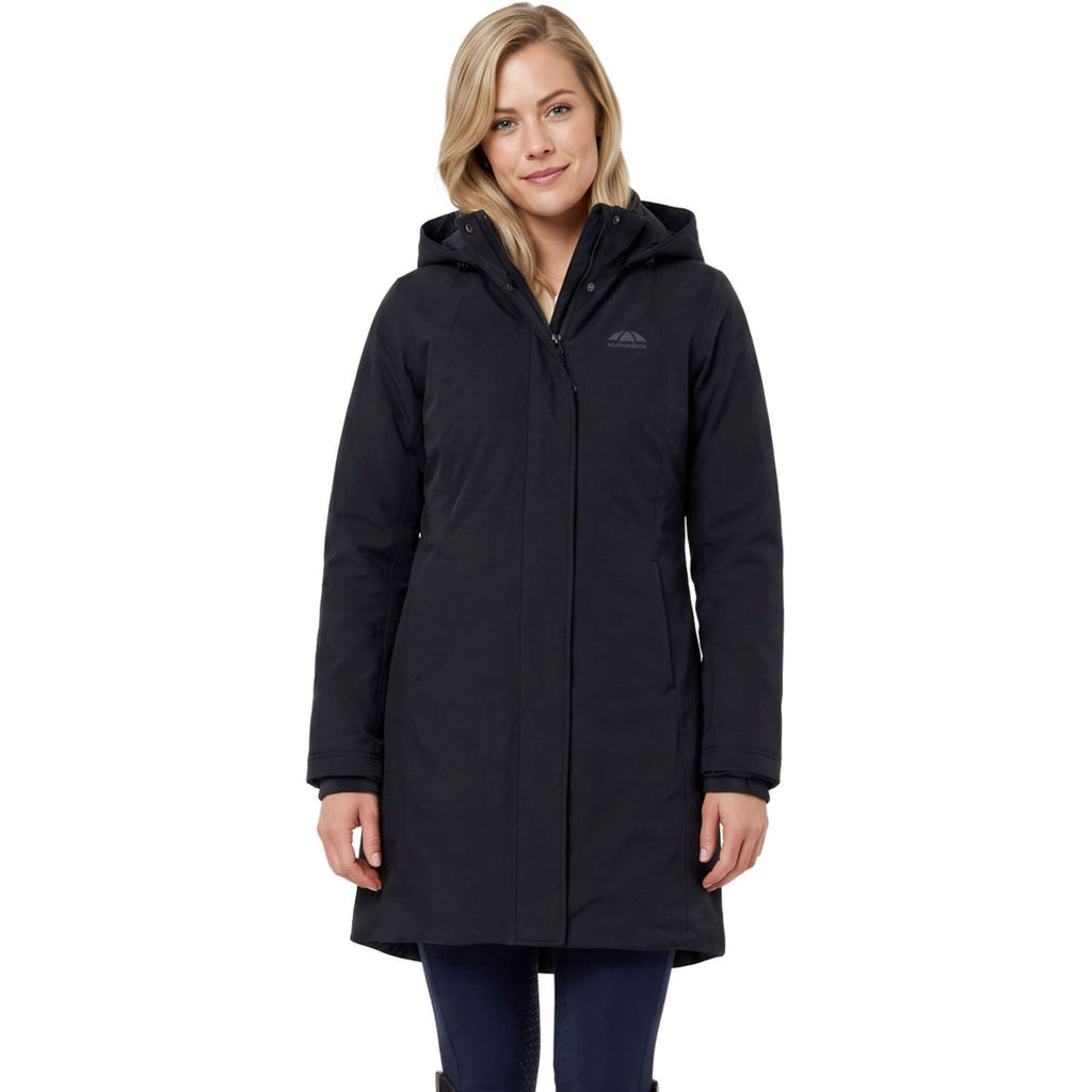 WeatherBeeta Long Coat Protect Waterproof Insulated Longline Black